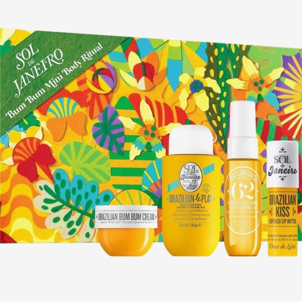 Sol de Janeiro Bum Bum Mini Body Ritual Set - Yellow and Orange